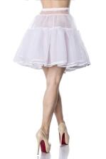 Belsira Karneval Damen Petticoat weiß