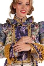 Thetru Karneval Damen Jacke Frack Amadea lila