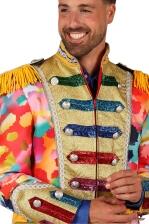 Thetru Karneval Herren Kost&uuml;m Jacke Frack Color Paint bunt