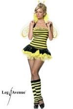 Leg Avenue Damen Kostüm Biene QUEEN BUMBLE BEE