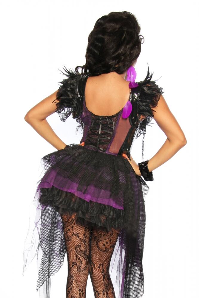 Karneval Halloween Damen Premium Kost&uuml;m Sexy Hexe