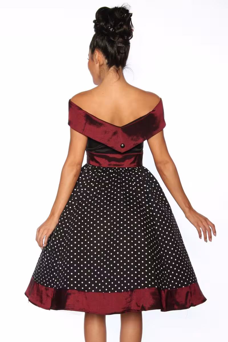Damen Kleid Abiball Rockabilly