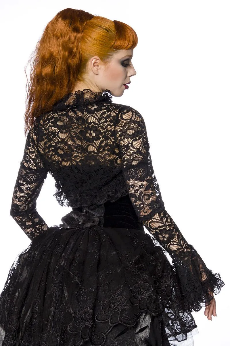 Karneval Damen Bolero Spitze