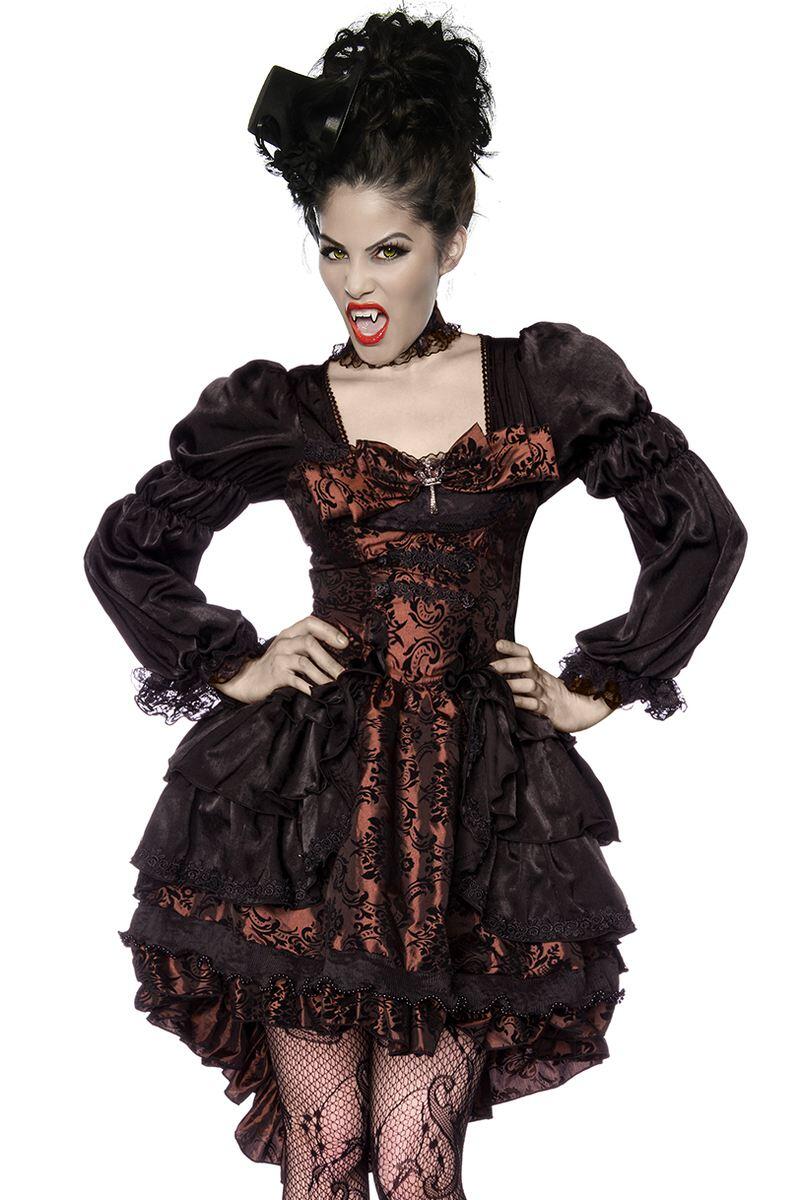 Karneval Halloween Damen Kost&uuml;m Vampir Premium