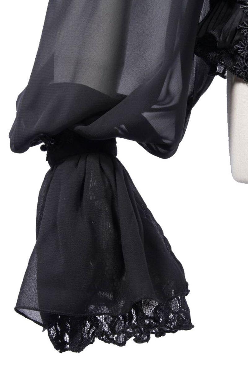 Damen Steampunk Gothic Bluse