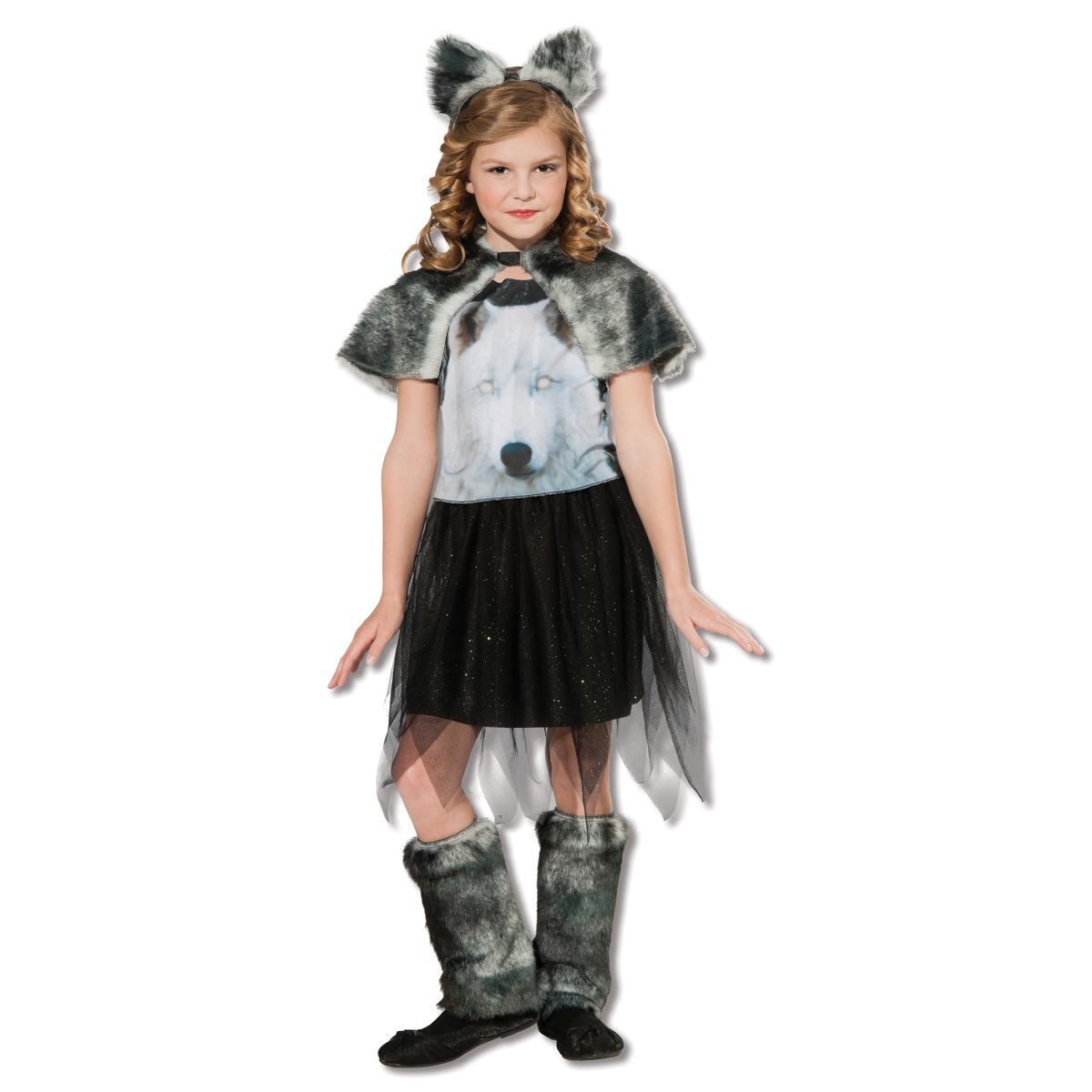 Karneval Halloween M&auml;dchen Kost&uuml;m Twilight Wolf