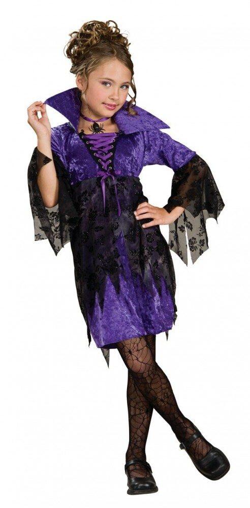 Halloween Karneval Mädchen Kostüm Zauberin Sorceress