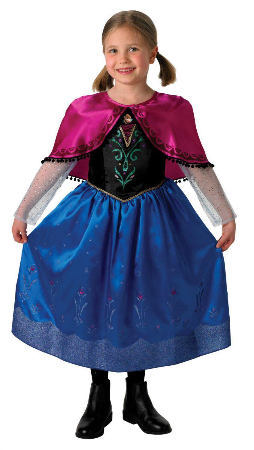 Karneval M&auml;dchen Kost&uuml;m Eisk&ouml;nigin Anna Deluxe