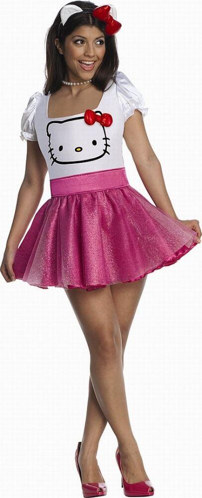 Karneval Damen Kostüm Hello Kitty