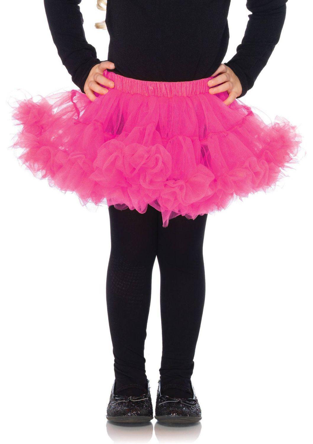Leg Avenue Kinderpetticoat Kleinkind Tüllrüschen Farbwahl - Pink