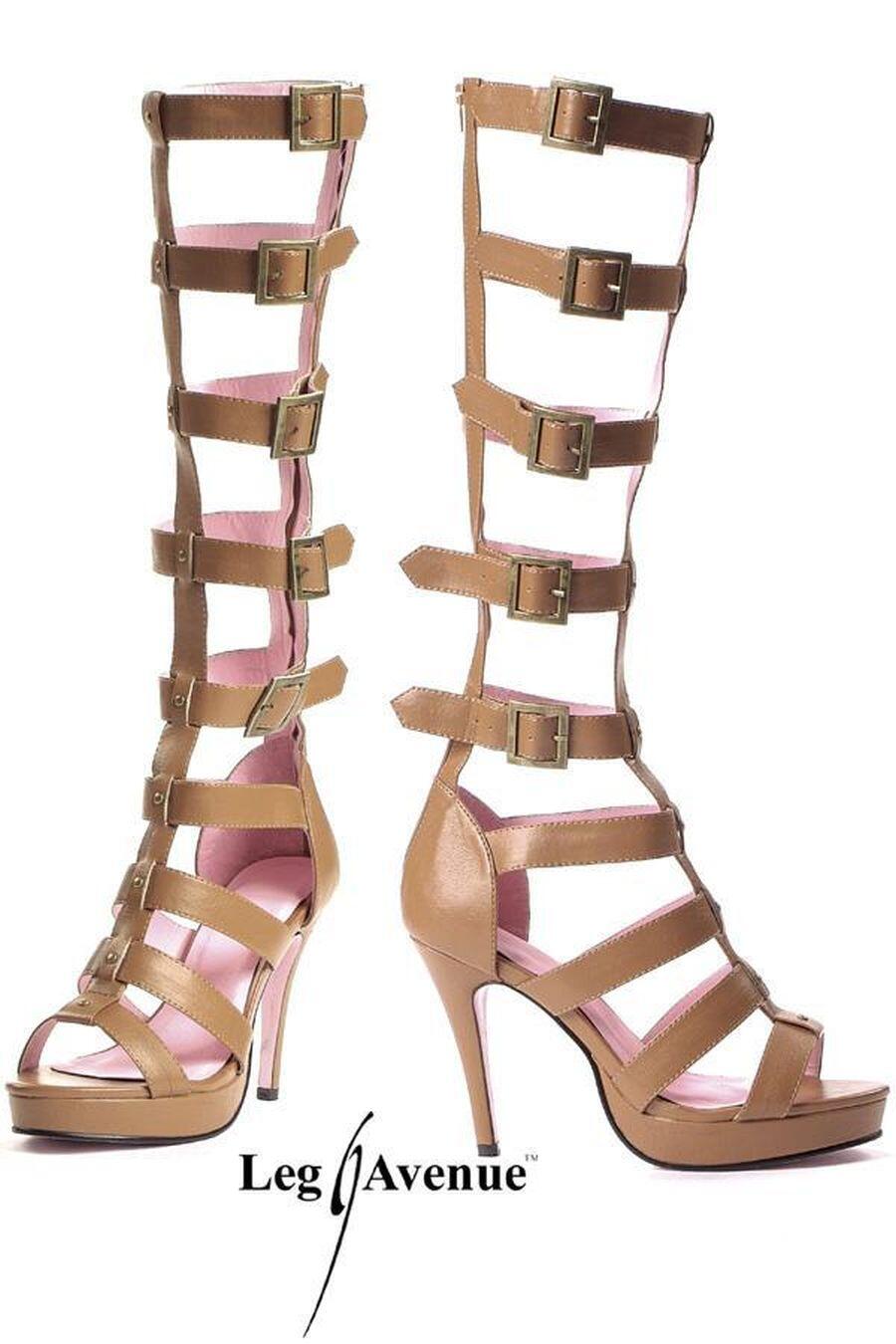 Leg Avenue Karneval Schuhe Roma braun Gr&ouml;&szlig;e 37