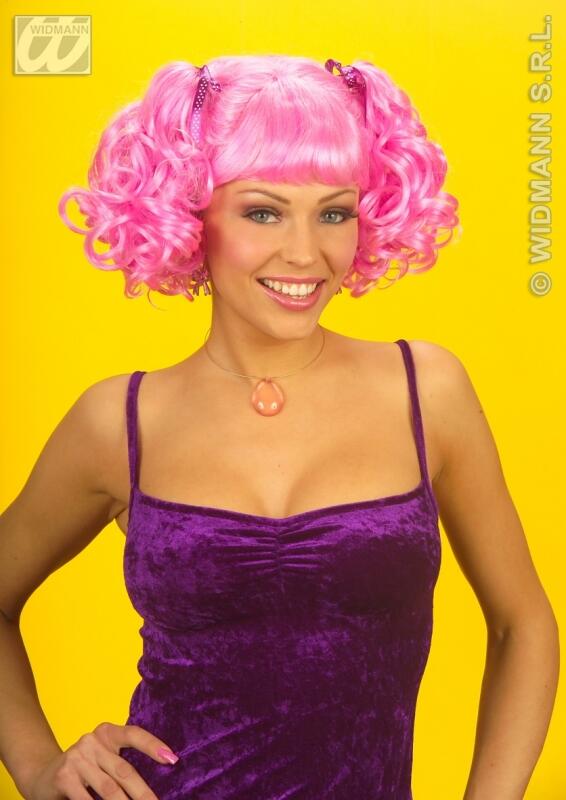Karneval Damen Per&uuml;cke PIXIE Farbwahl