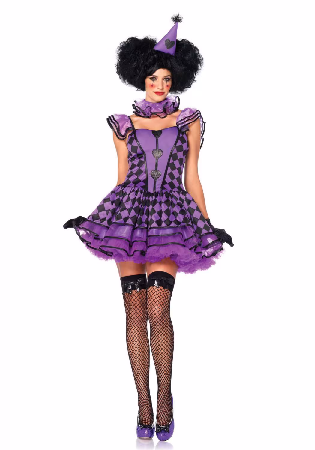 Leg Avenue Karneval Damen Kost&uuml;m Pariser Clown