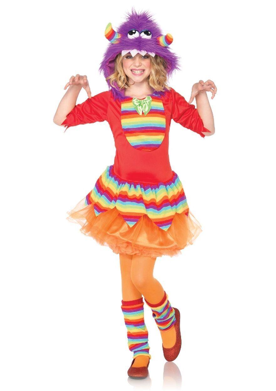 Leg Avenue Karneval M&auml;dchen Kost&uuml;m Regenbogen Monster