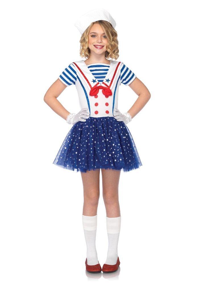 Leg Avenue Karneval M&auml;dchen Kost&uuml;m Matrosin Sailer Sweetie