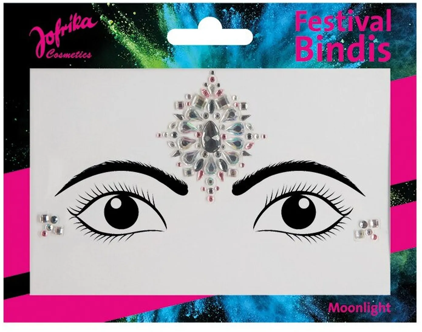Festival Jewel-Sticker Gesicht Moonlight