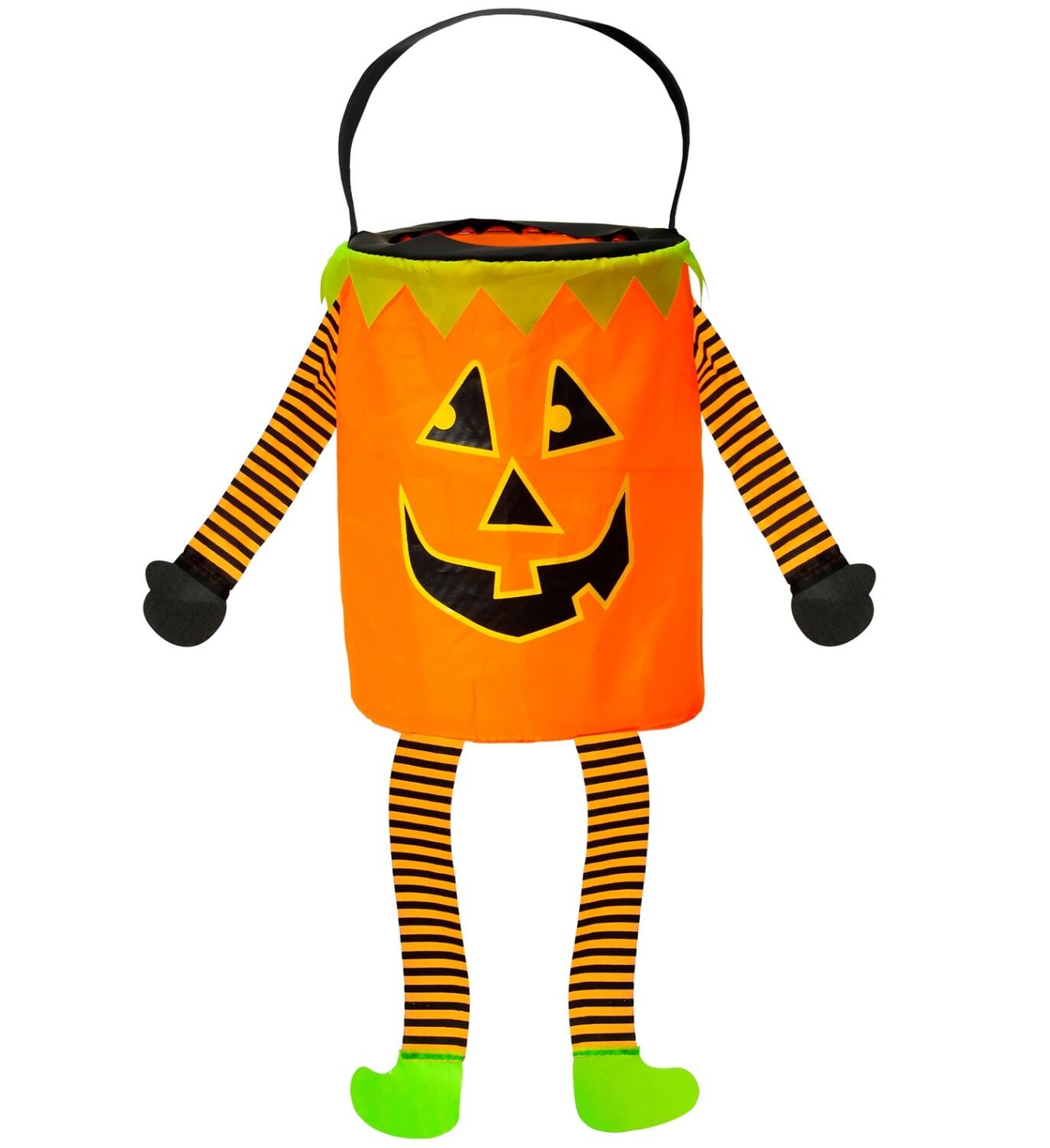 Halloween Tasche Kürbis mit Beinen