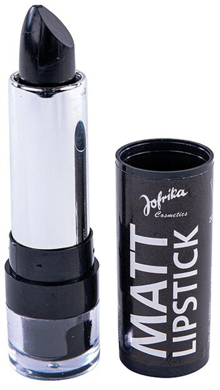 Jofrika Halloween Karneval Lippenstift matt schwarz