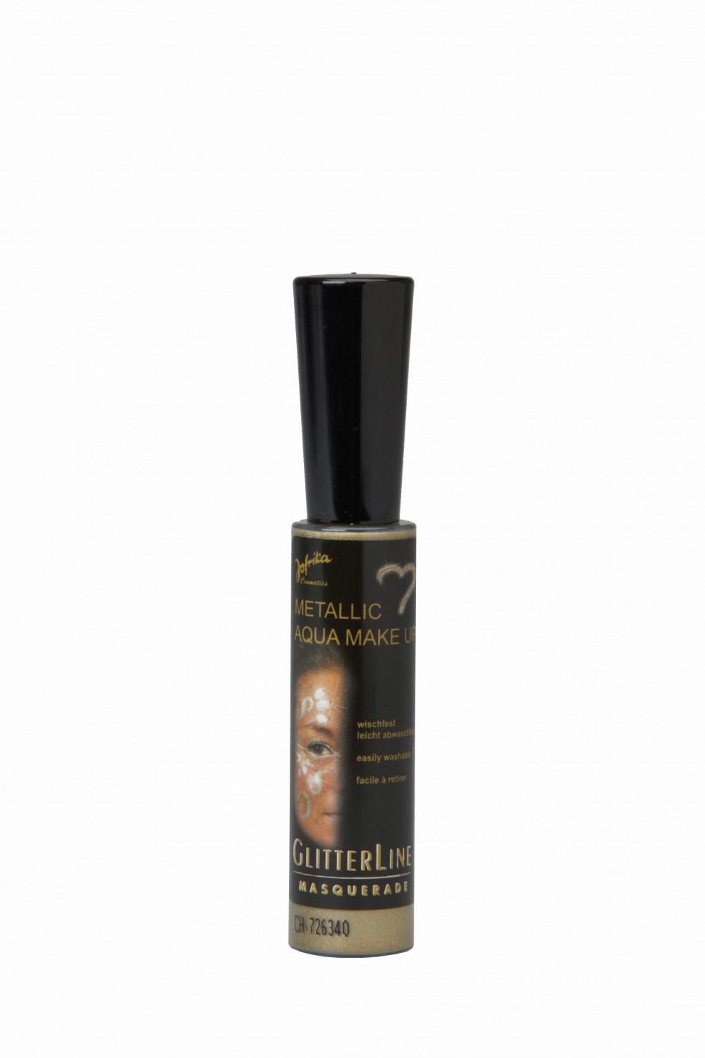 Karneval Metallic Aqua Make-Up gold