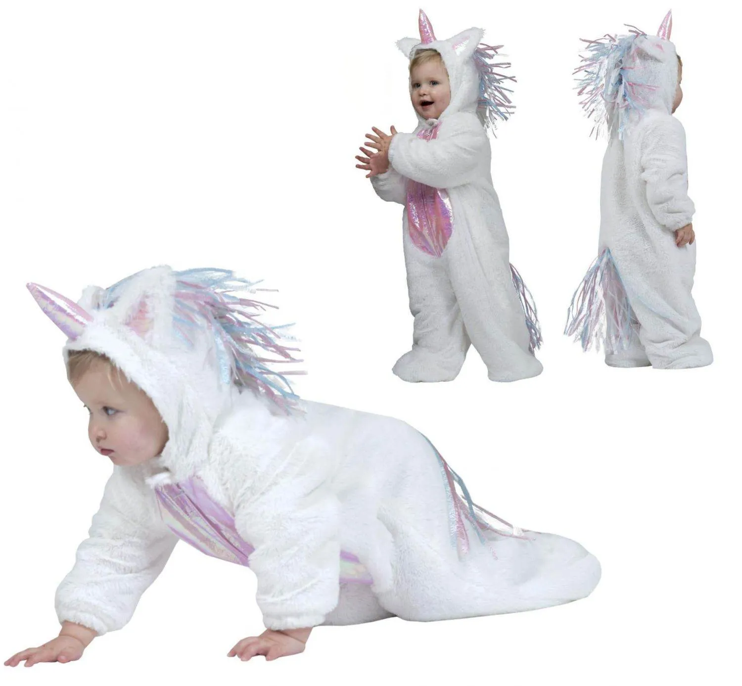 Karneval Baby Kinder Kost&uuml;m Einhorn