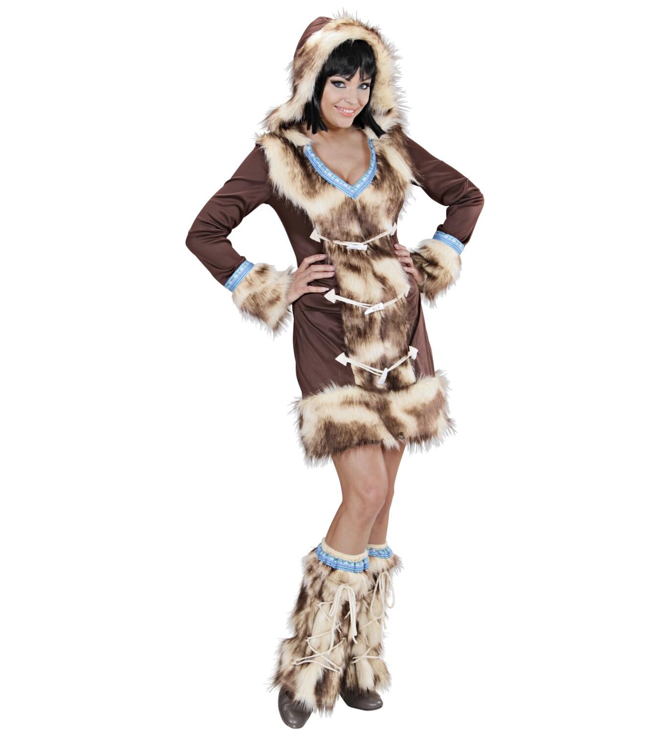 Karneval Damen Kostüm Eskimo