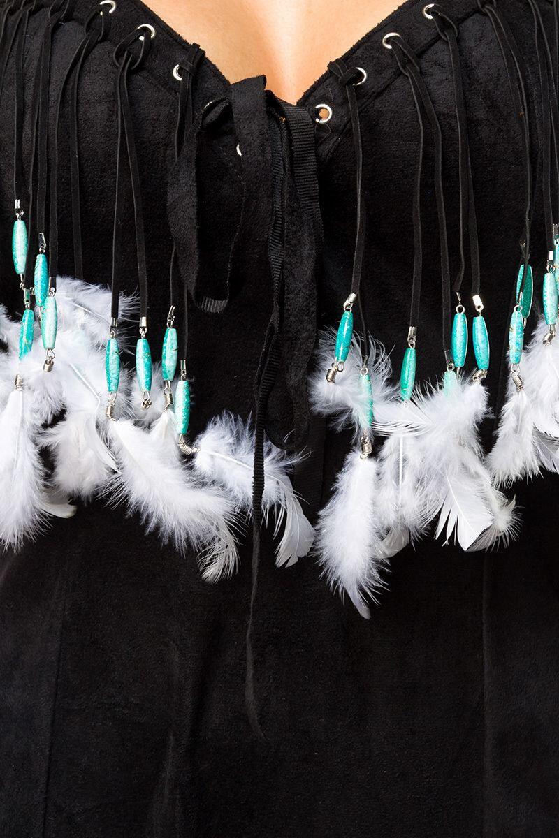 Karneval Damen Kost&uuml;m Indianerin Dancing Squaw