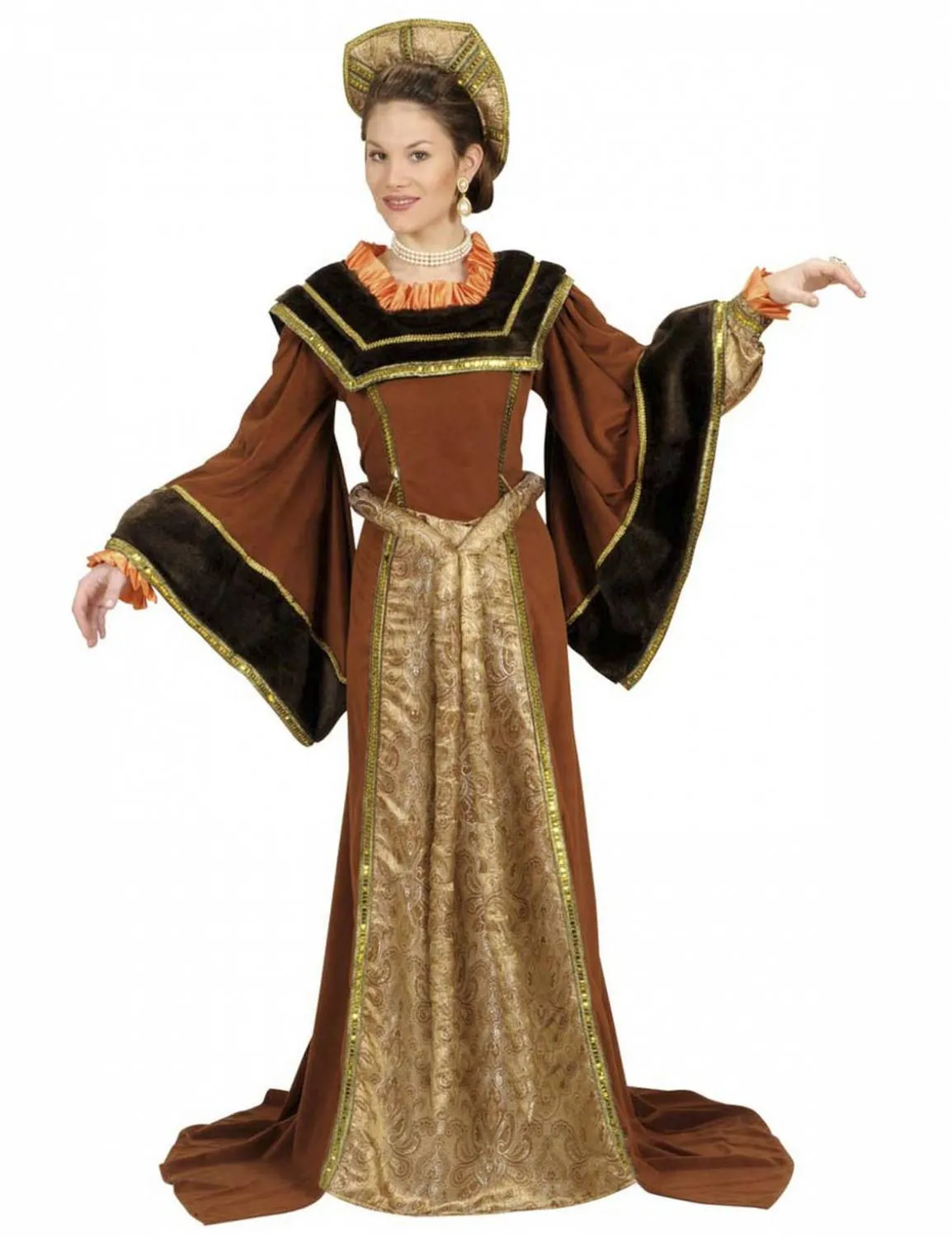 Karneval Damen Kost&uuml;m Mittelalter Tudor