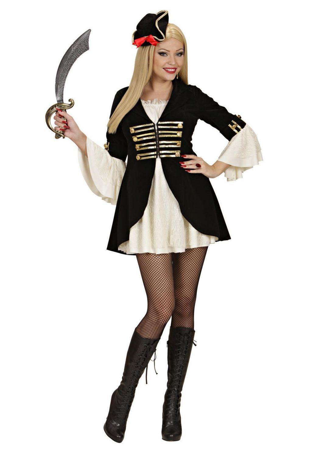 Karneval Damen Kostüm Piratin Captain Lady