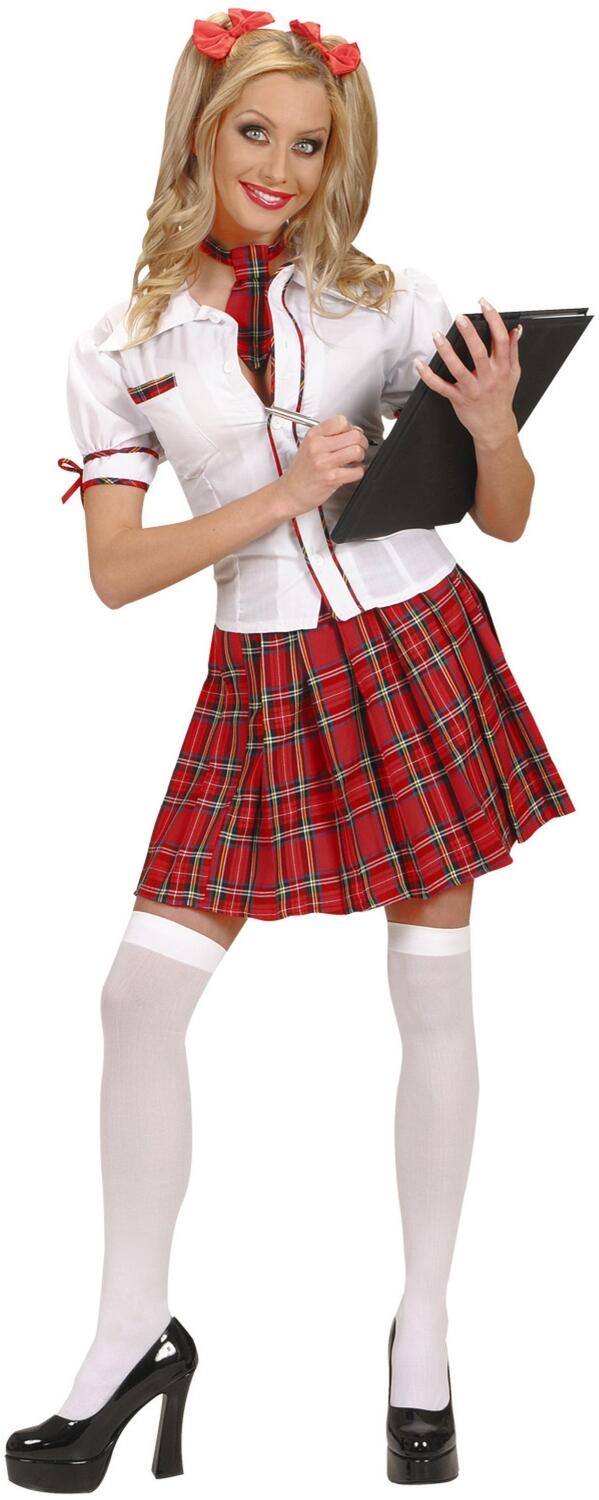 Karneval Damen Kostüm Schul-Uniform
