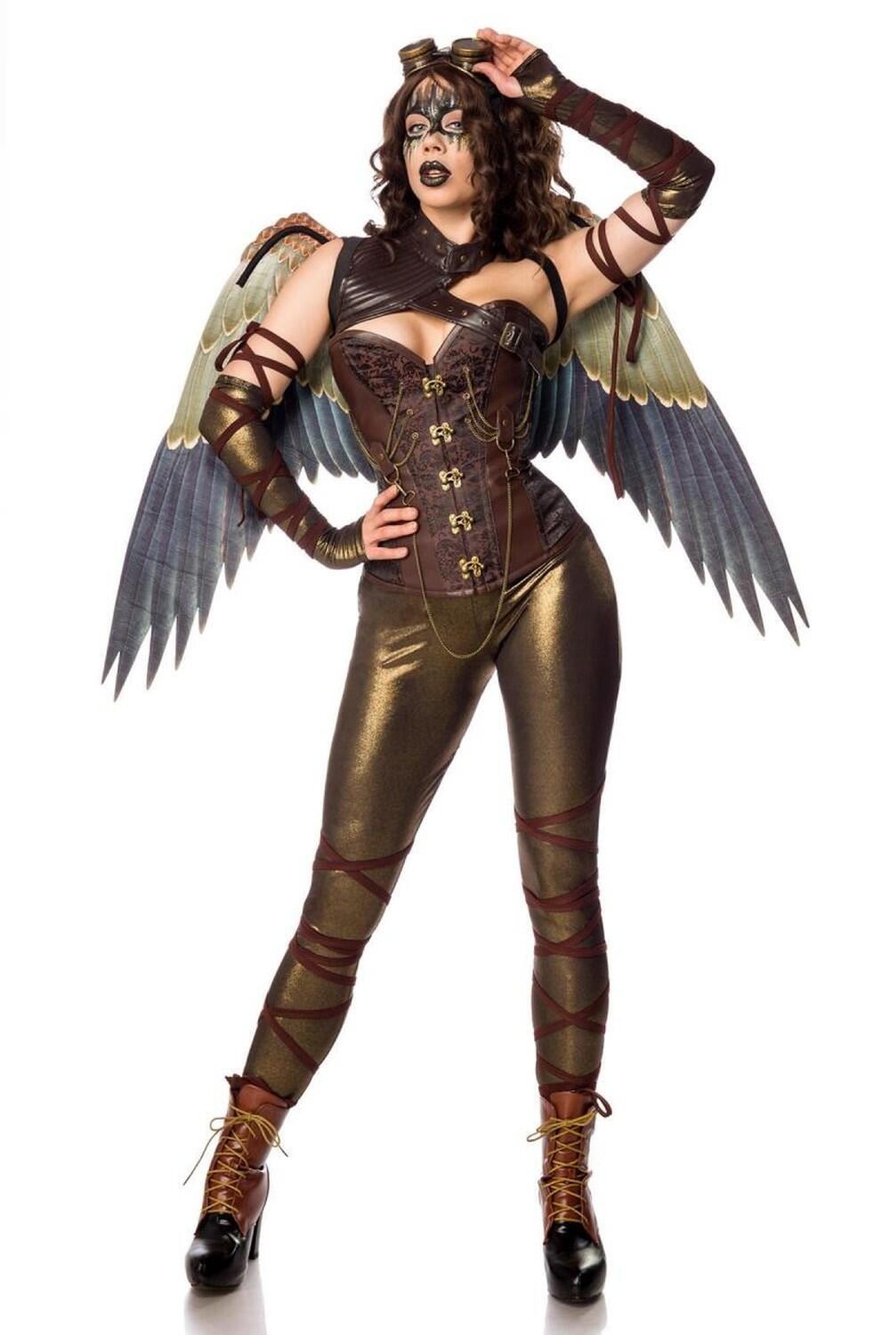 Karneval Damen Kostüm Steampunk Angel Fighter
