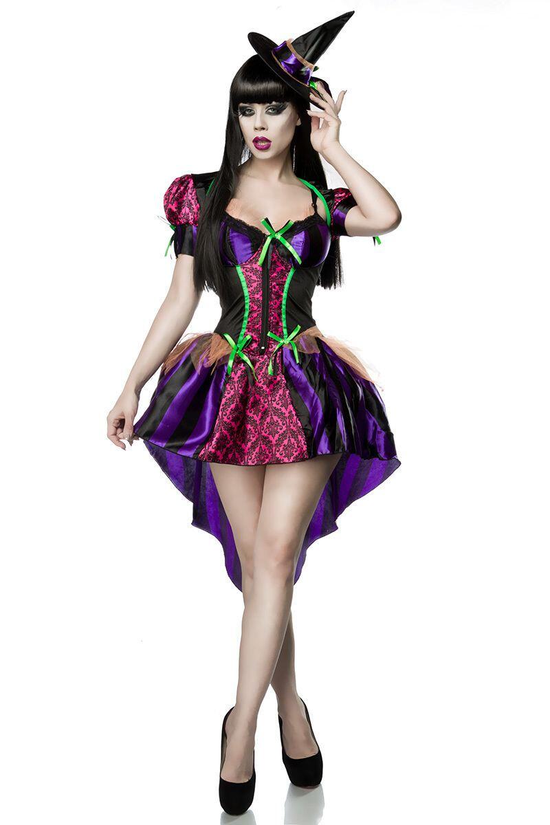 Karneval Halloween Damen Kost&uuml;m Sexy Hexe