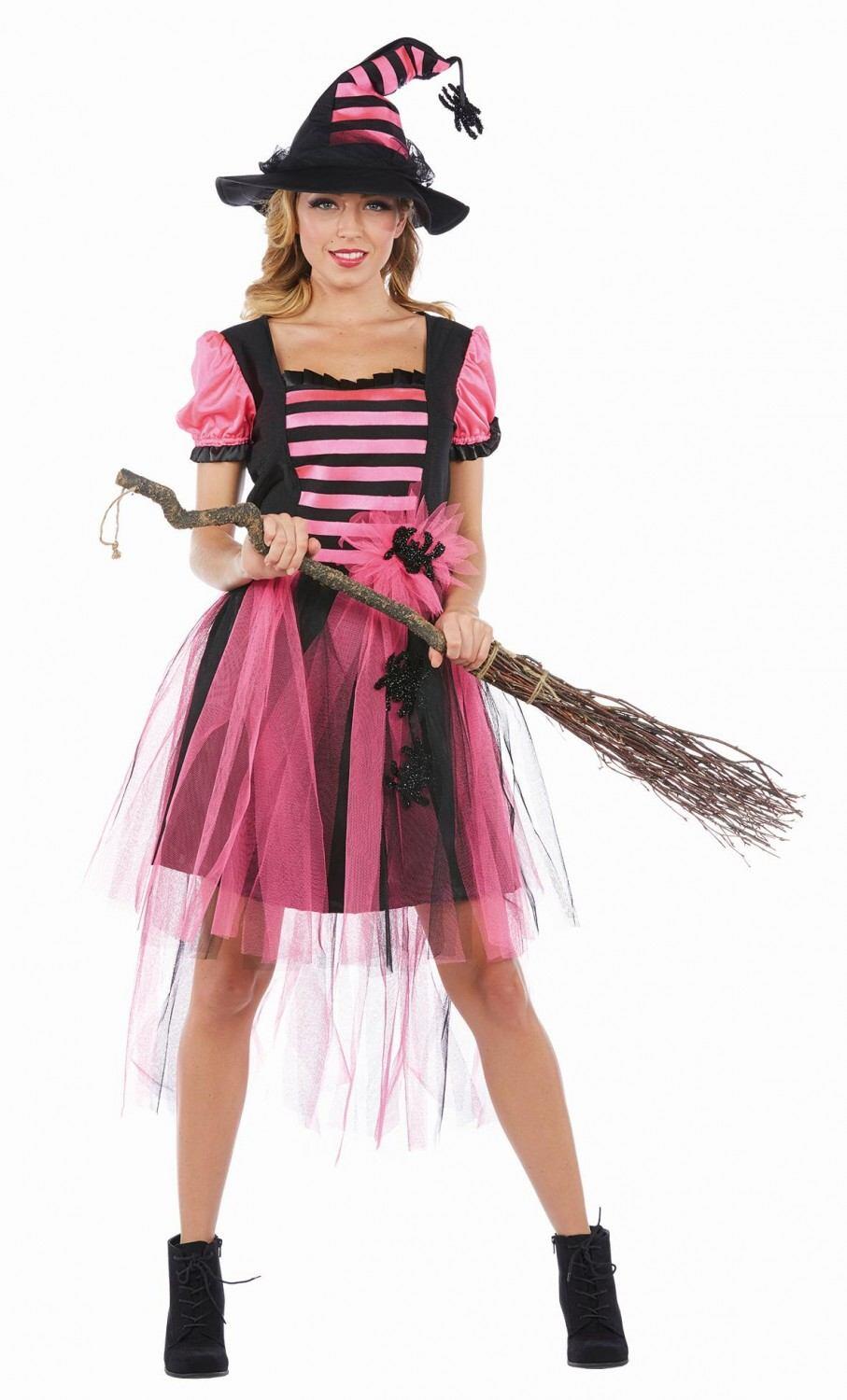Karneval Halloween Damen Kostüm Hexe Winifred