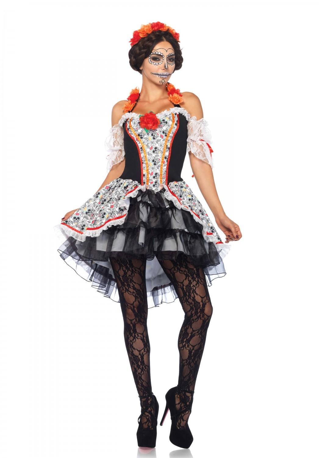 Karneval Halloween Damen Kostüm Lovely Calavera
