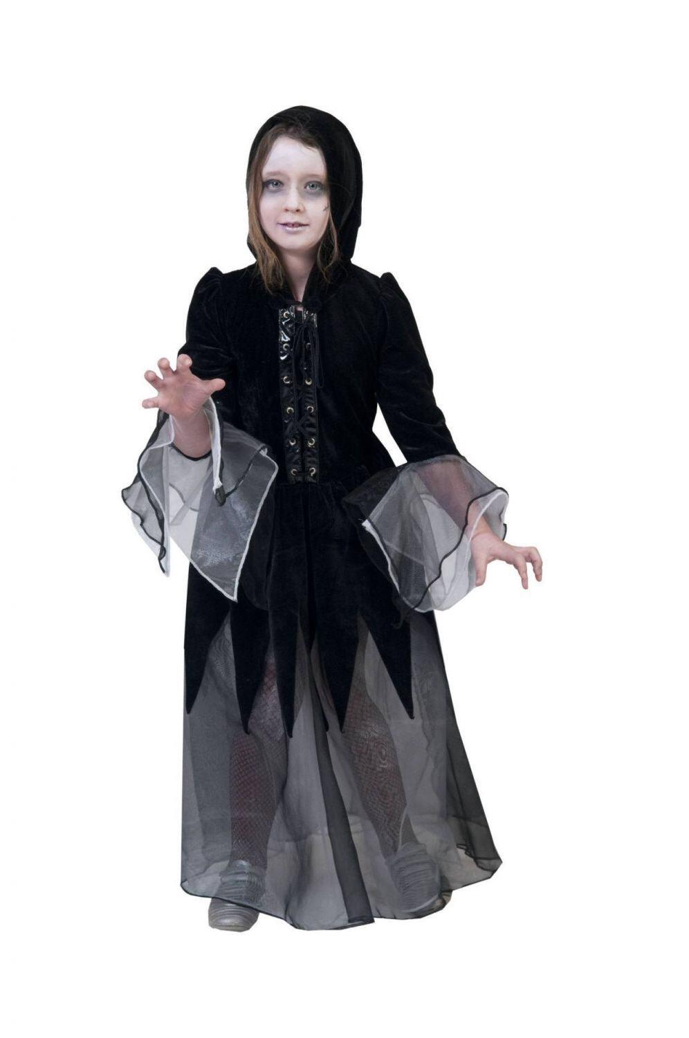Karneval Halloween Mädchen Kostüm Gothica
