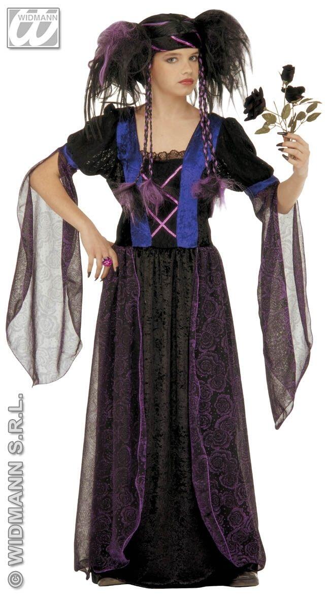 Karneval Halloween Mädchenkostüm Gothic Prinzessin
