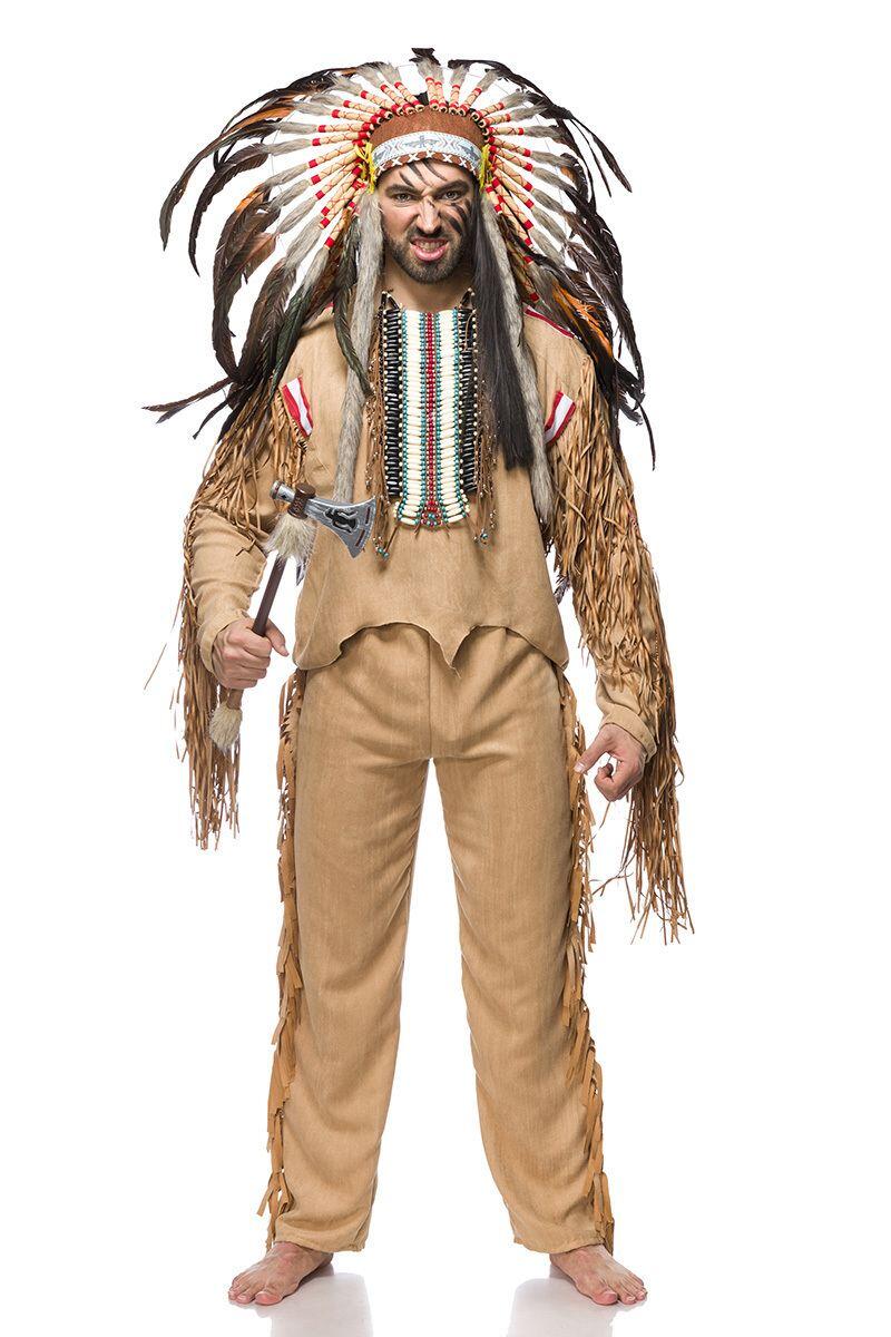 Karneval Herren Kostüm Indianer Native