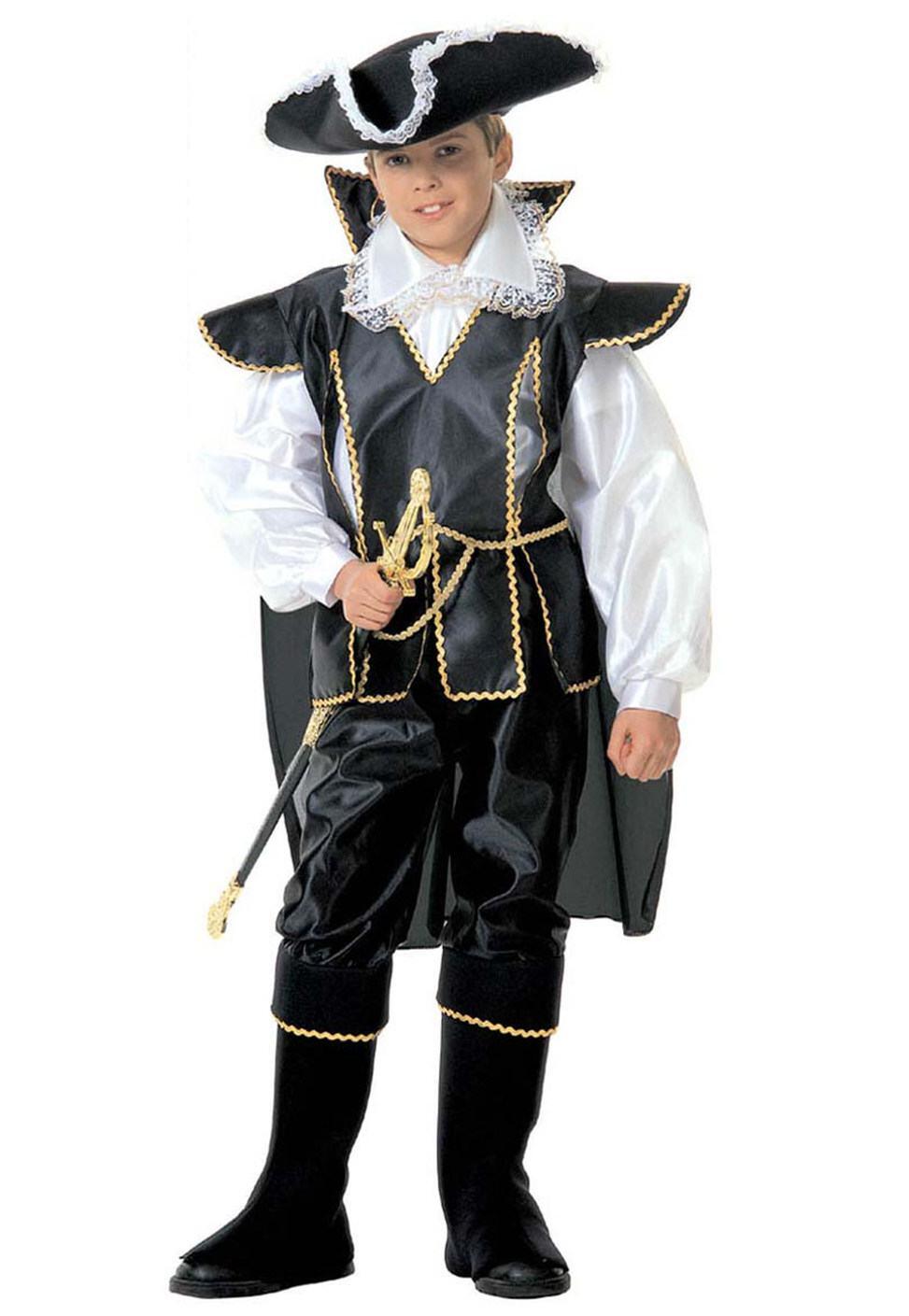 Karneval Jungen Kostüm Pirat Schwarzer Corsar