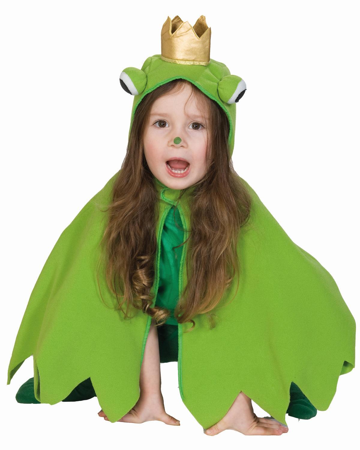 Karneval Kinder Kostüm Frosch Cape