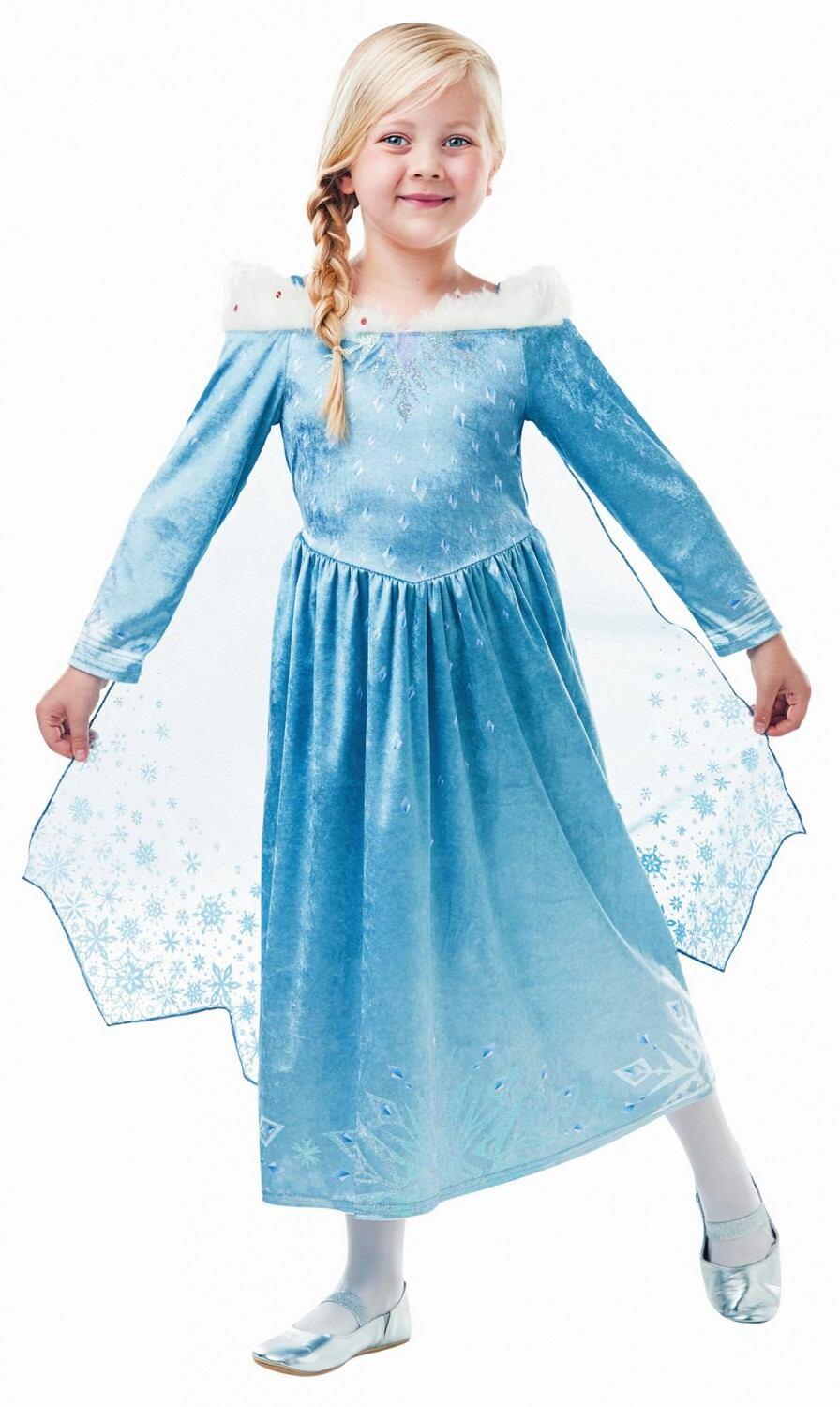 Karneval M&auml;dchen Kost&uuml;m Elsa Frozen Olaf Deluxe