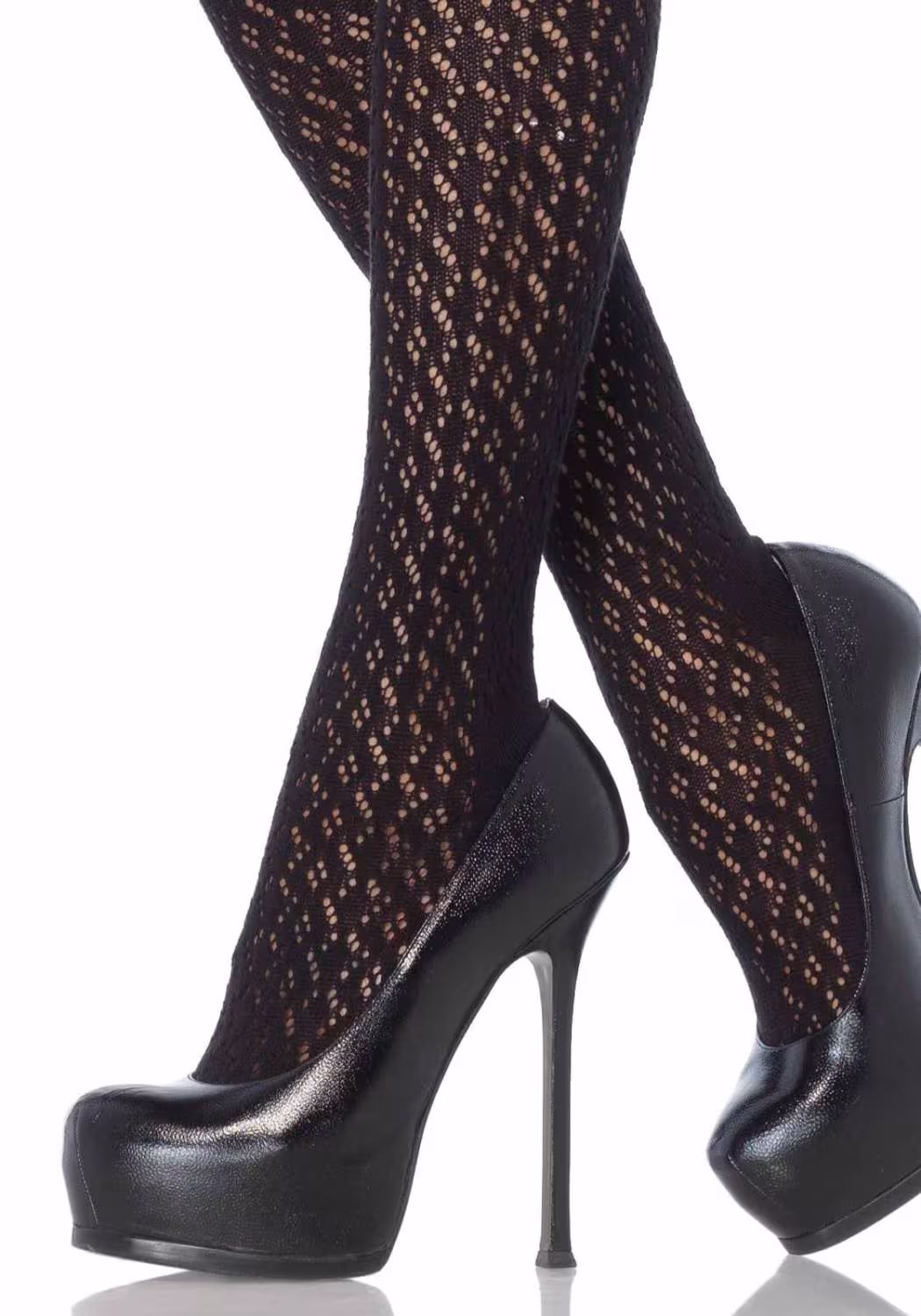 Leg Avenue Karneval Damen Str&uuml;mpfe Overknees Crocheted Farbwahl