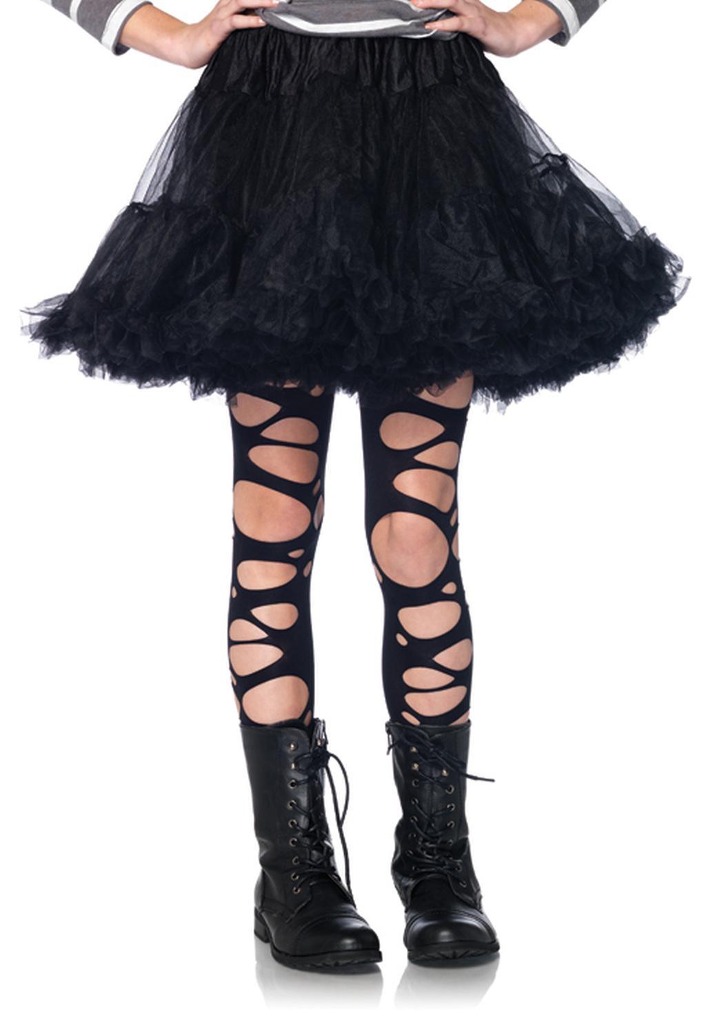 Leg Avenue Karneval Halloween Kinder Strumpfhose Fetzen