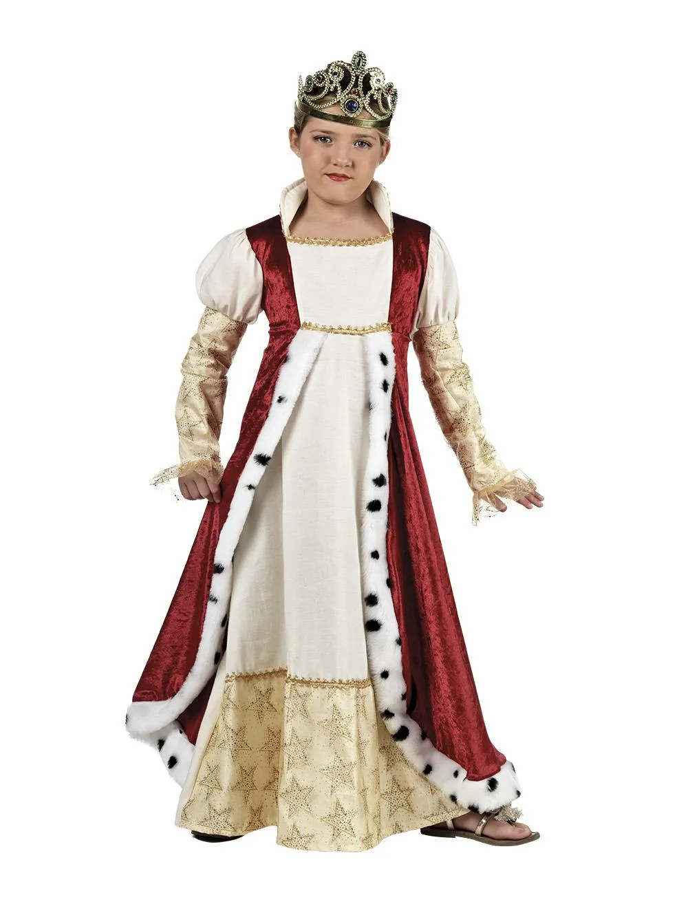 Karneval M&auml;dchen Kost&uuml;m K&ouml;nigin Mittelalter