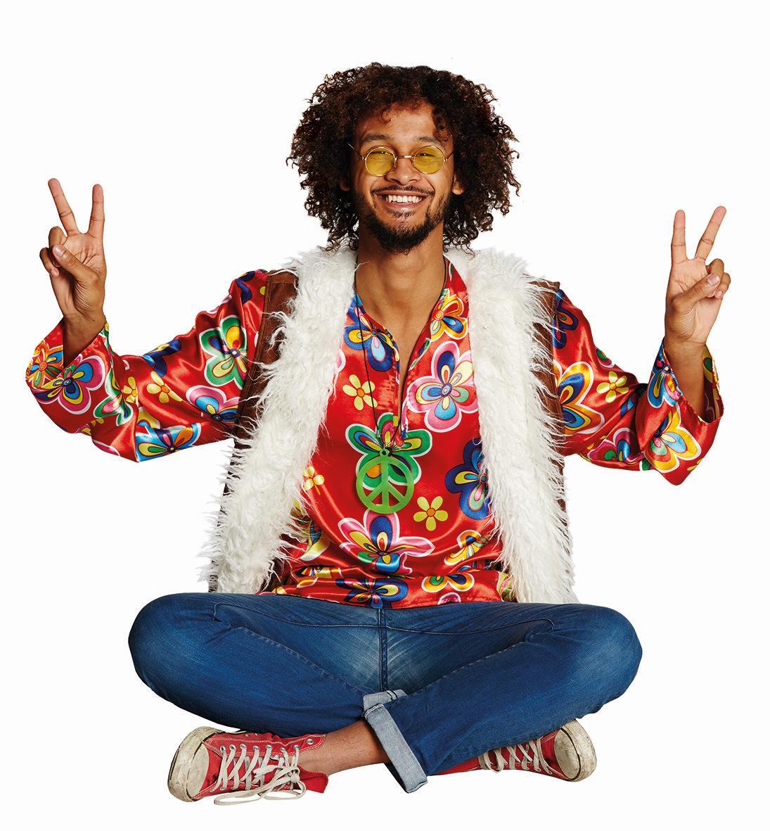 Karneval Herren Kost&uuml;m Hippie