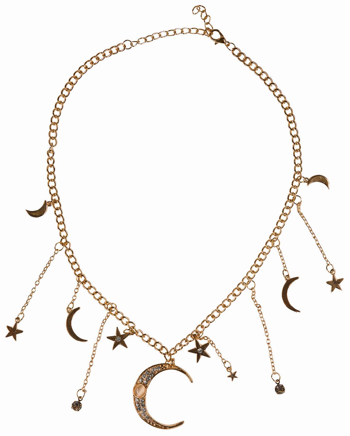 Rubies Karneval Kette Mond und Sterne