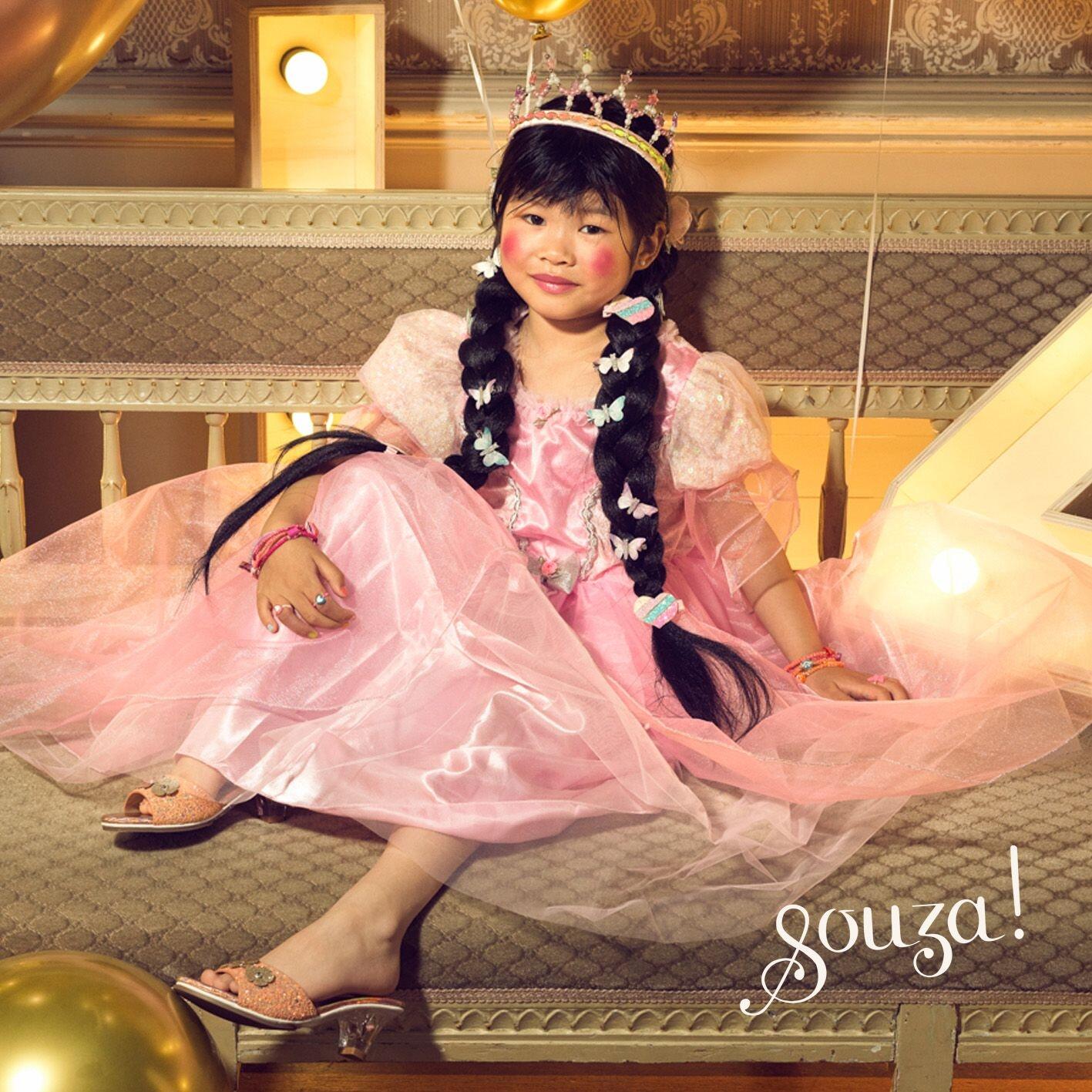 Souza Karneval M&auml;dchen Kost&uuml;m Prinzessin Annerose rosa