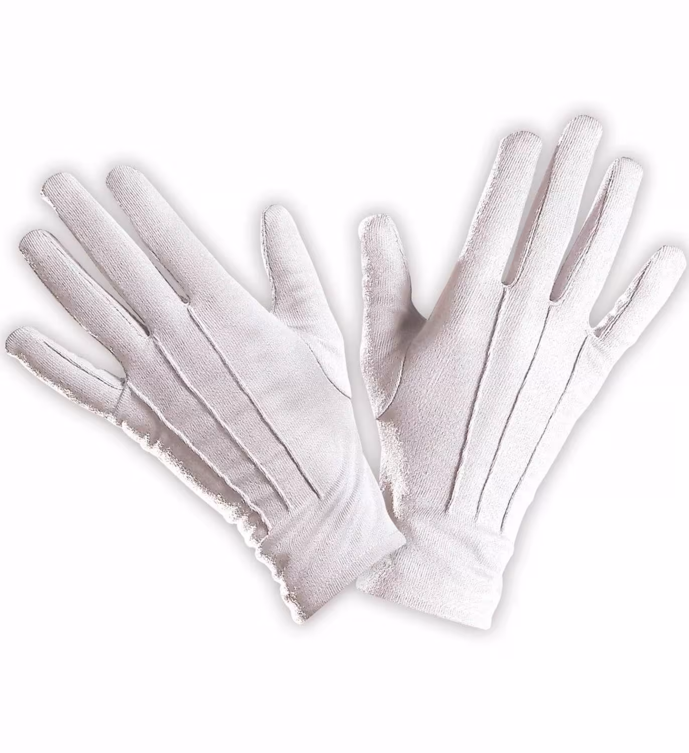 Weihnachtsmann Handschuhe wei&szlig;
