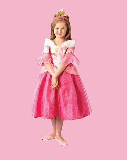 DISNEY Karneval Mädchen Kostüm DORNRÖSCHEN