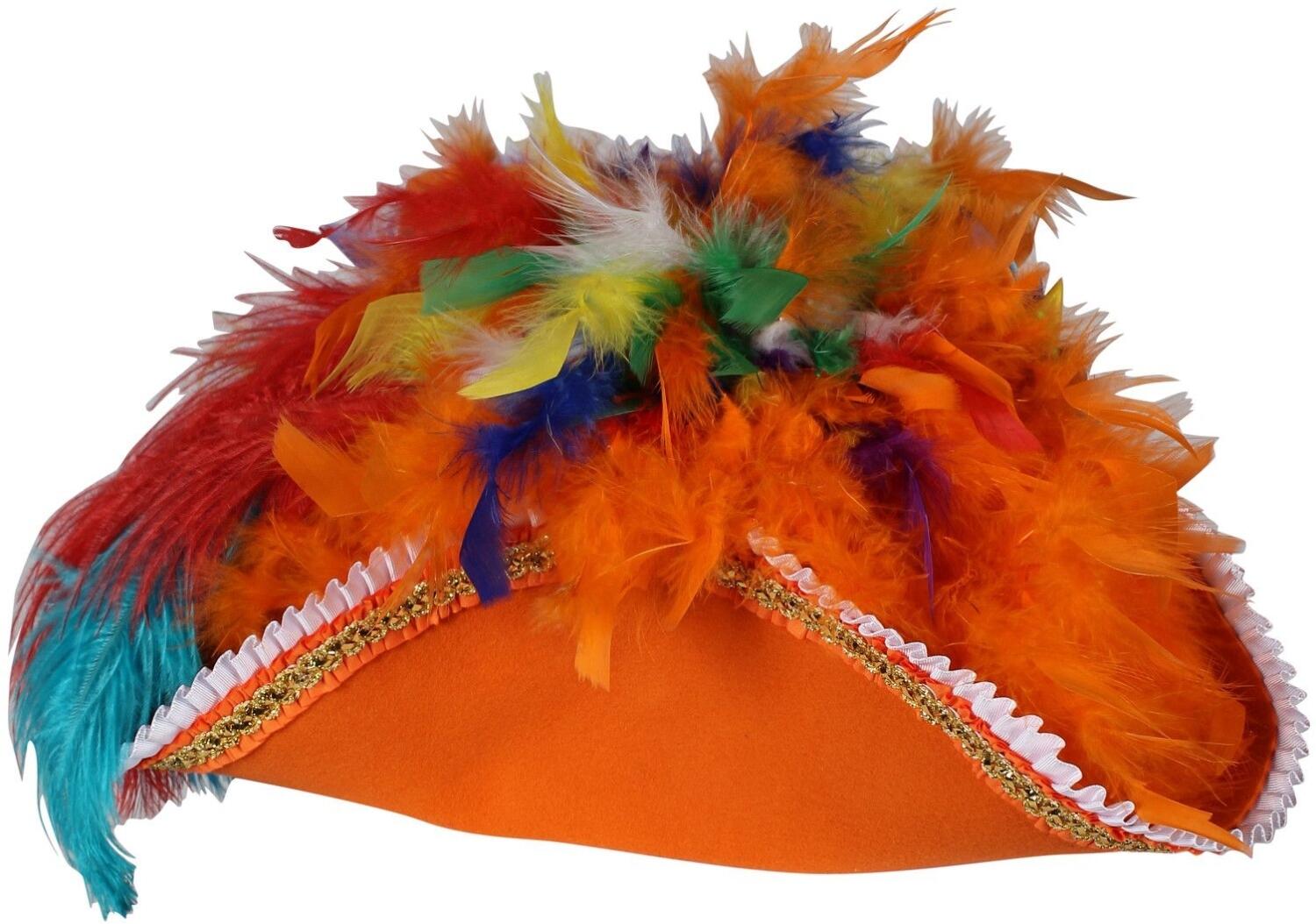 Thetru Karneval Hut Dreispitz Premium orange