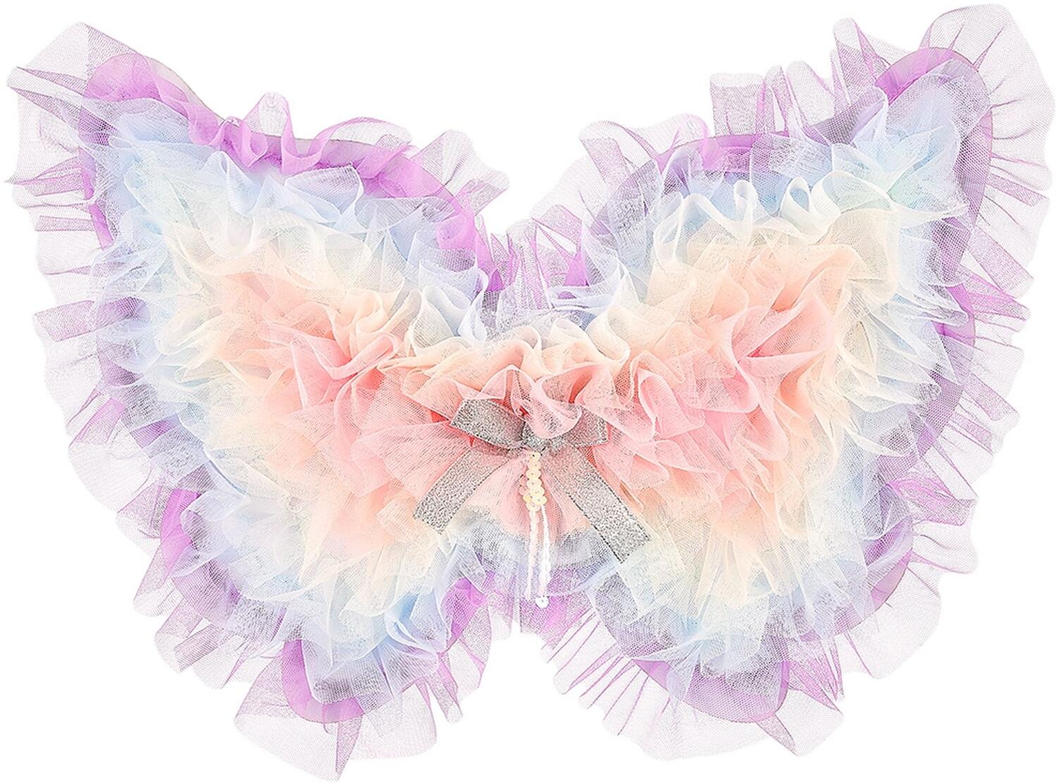 Souza Karneval Kinder Feen-Fl&uuml;gel T&uuml;ll Beate pastell