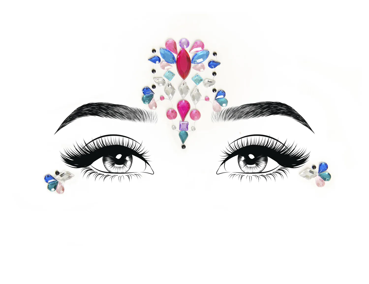 Leg Avenue Face Jewels Sticker Sirene
